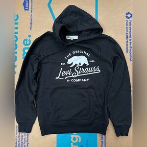 Levi's Black Graphic Hoodie. Size Small Men